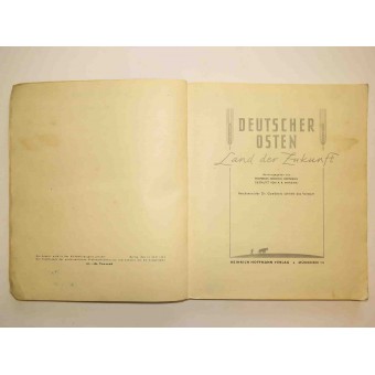Libro sulla Orientale tedeschi Deutscher Osten-Land der Zukunft, 1942,. Espenlaub militaria